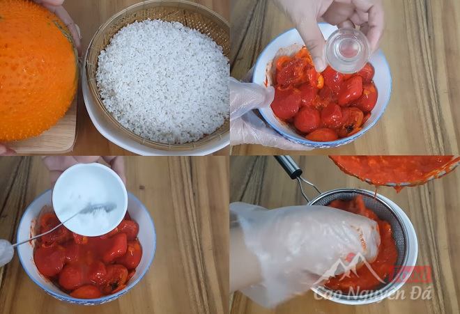 Cách làm xôi ngũ sắc