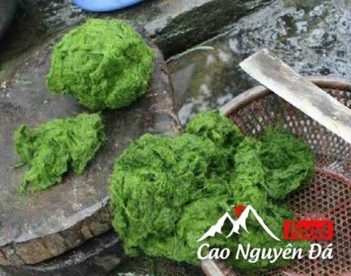 Cách làm Rêu Đá bọc lá chuối