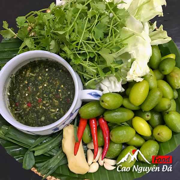 Bắp cải cuộn nhót xanh chấm chẩm chéo chỉ nghĩ đã ứa nước miếng