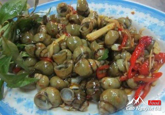 ỐC XÀO SẢ ỚT NGON TUYỆT ĂN LÀ NGHIỀN