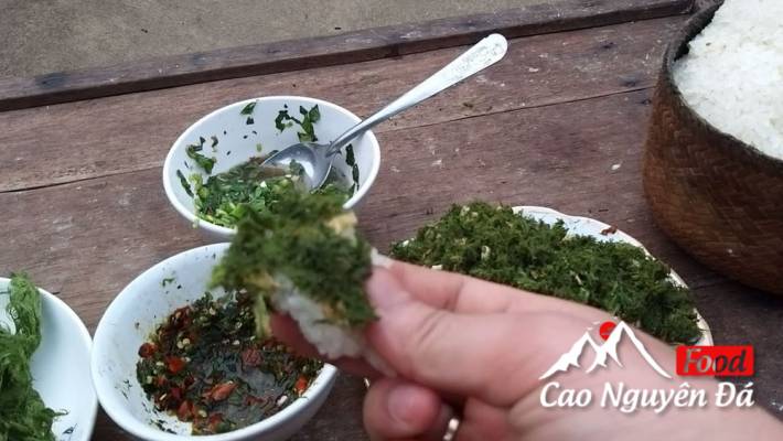 Rêu Đá món ăn độc đáo của người tày ở hà giang