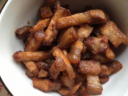 Thịt ba chỉ rang mắm tép thơm ngon tốn com phải biết