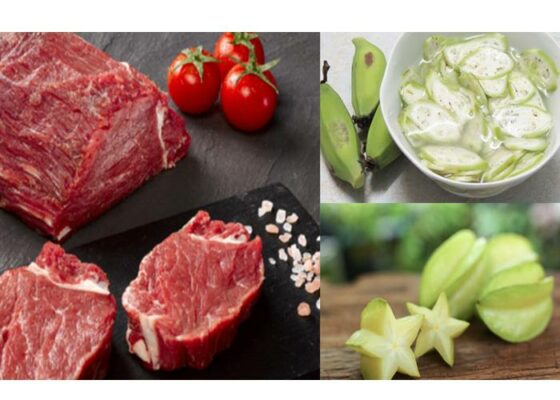 Cách làm nộm bò bóp thấu chua ngọt với khế và chuối xanh ngon tuyệt