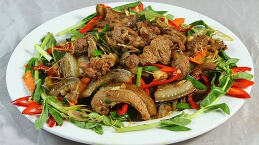 Cách làm thịt lợn xào xả ớt