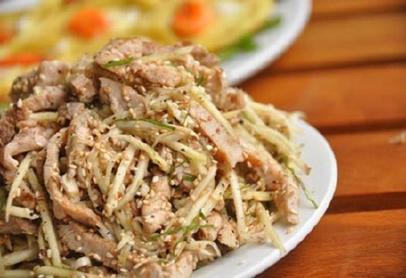 Cách làm món nộm thịt dê ngon đậm đà mồi nhậu tuyệt vời